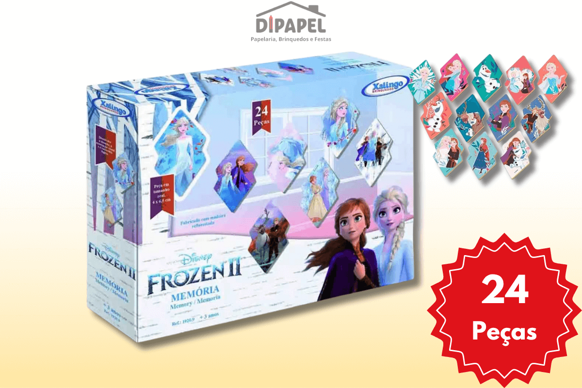 Jogo da Memória Frozen - Xalingo Brinquedos