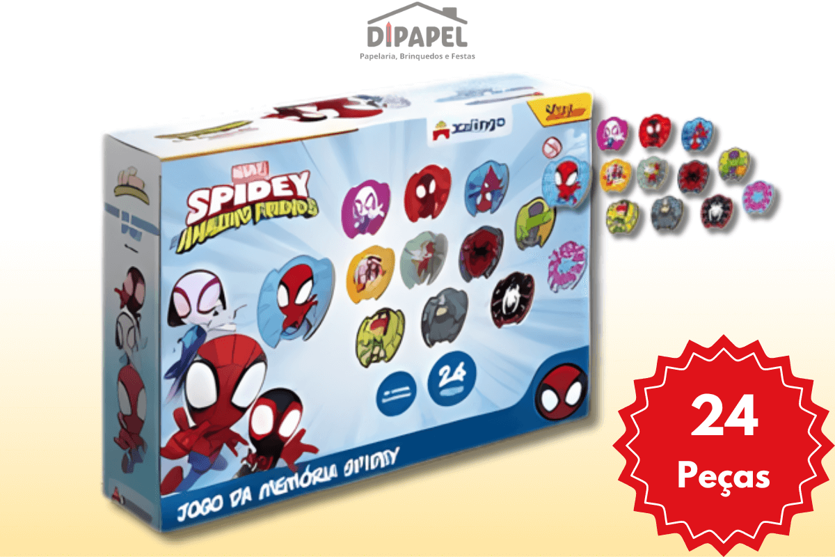 Jogo da memória Spidey - Xalingo Brinquedos