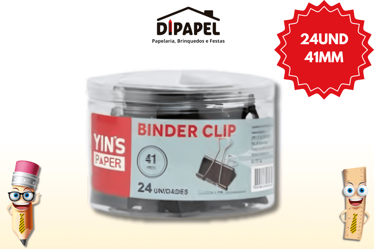 Binder Clips 24UND 41MM - Yins Paper