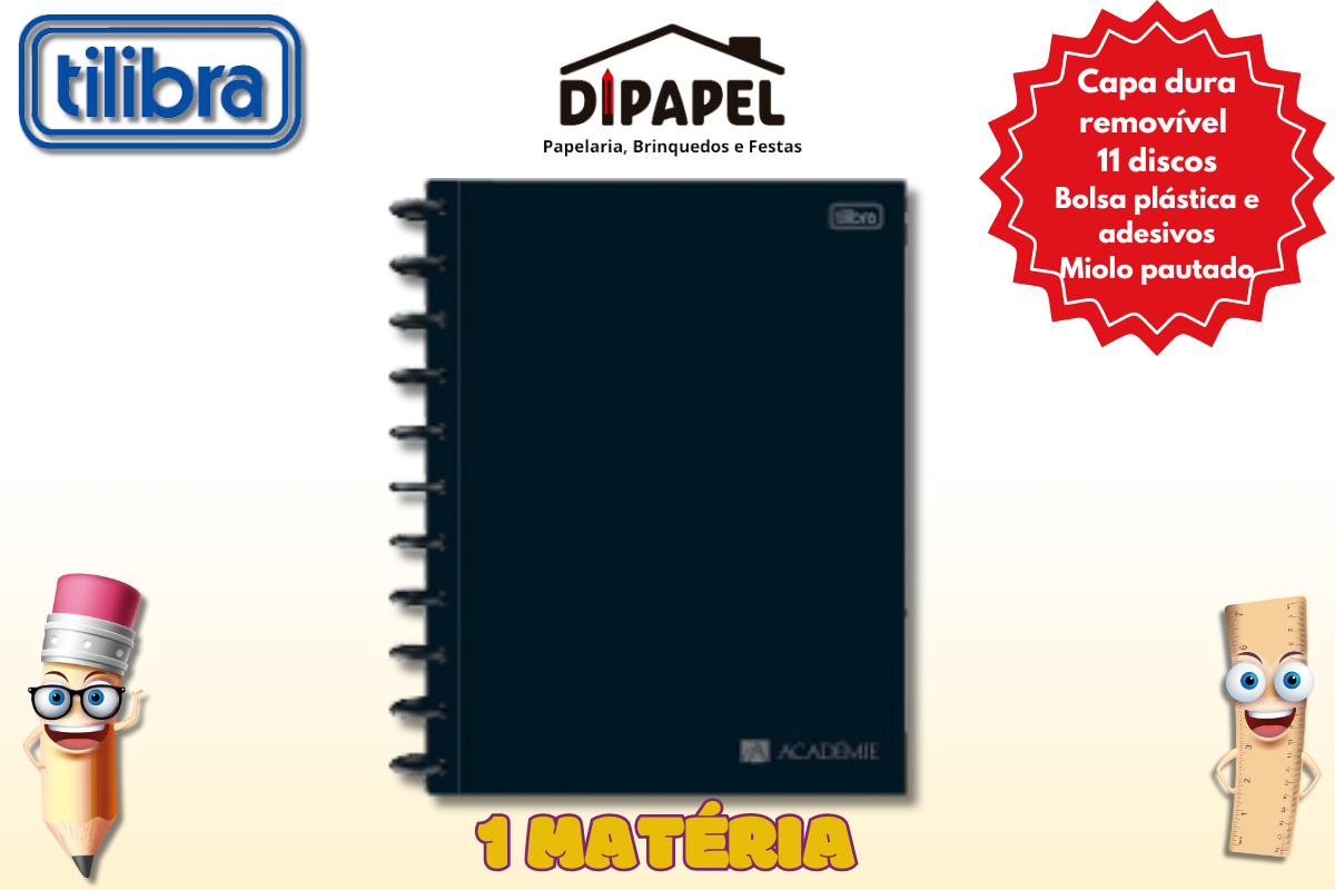 Caderno Tilidisco Academie 1M - Tlibra